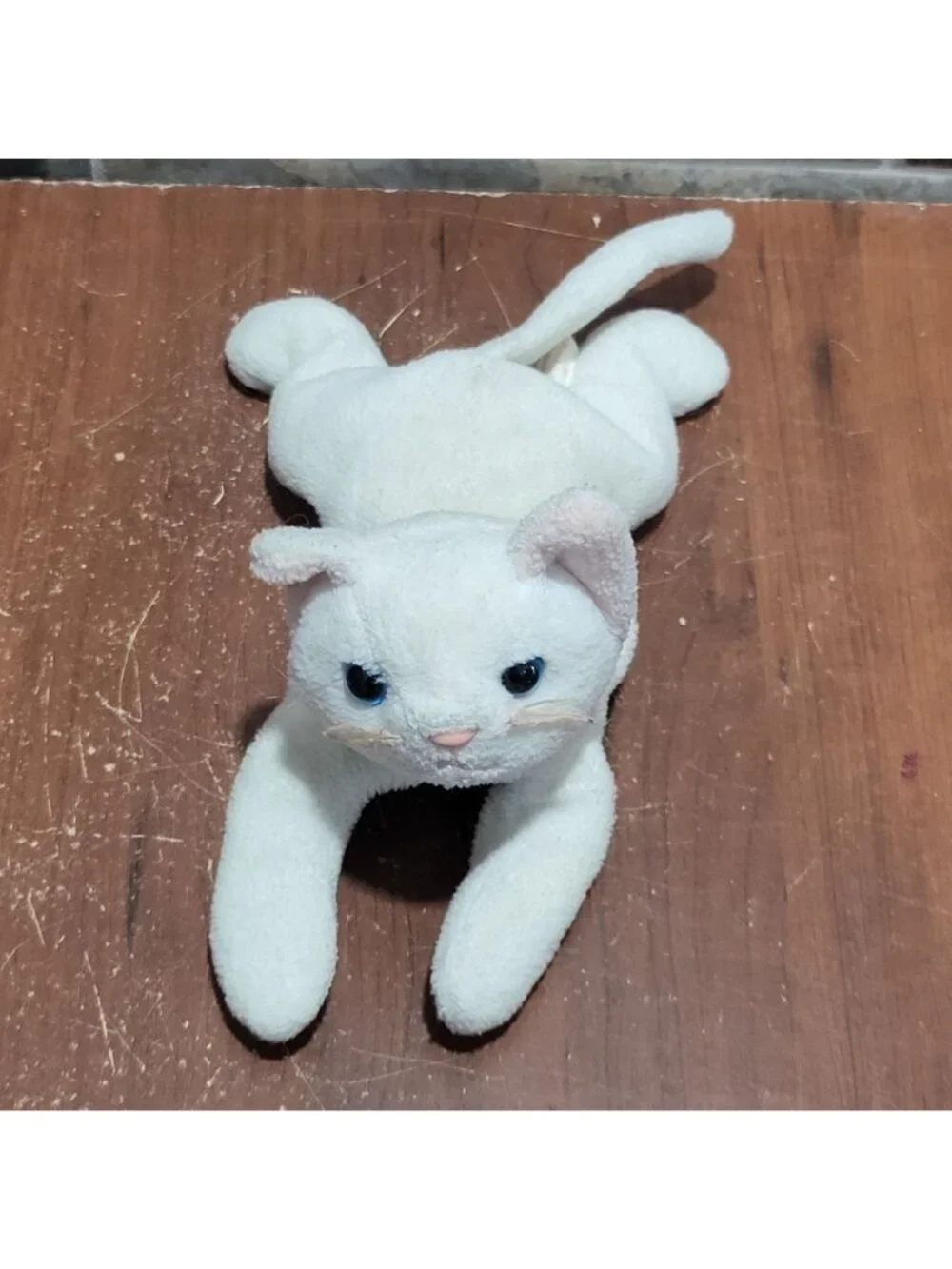 Ty Beanie Baby Flip White Cat 1993 Retired Original Plush Stuffed Animal Toy